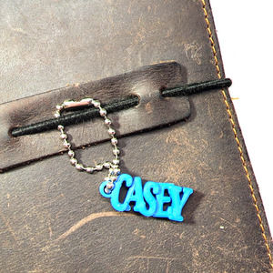 Custom Personalized Planner Charm, 3D Printed, Made to Order